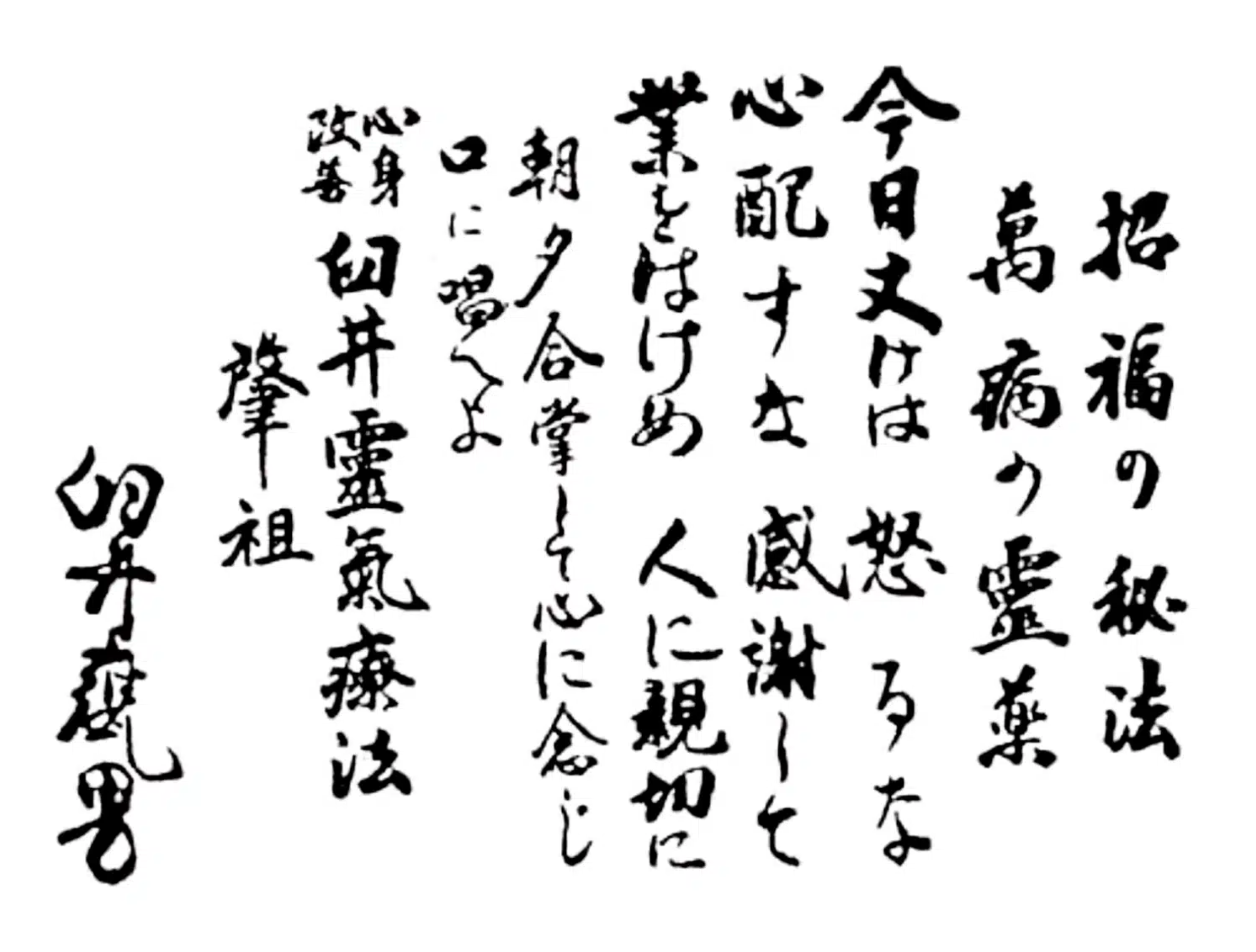 the reiki ideals